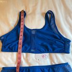 Ymi NWT  SWIM - SIZE M - Blue Sport Bra style two piece bikini Photo 11