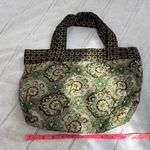 Handmade  Quilted Tote Bag in Paisley Print Photo 8