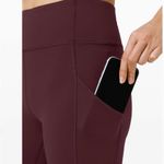 Lululemon Women’s Invigorate High Rise Biker Shorts In Cassis Burgundy Size 14 Photo 9