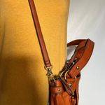 Relic Hand Crossbody Satchel Purse Shoulder Bag Orange Rust Vegan Leather Photo 5