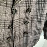 New York & Company Peacoat Gray Black Plaid Size 4 Photo 3