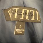 Vera Wang White by  Ruffled One-Shoulder Dress Bridesmaid Wedding Size 2 XS Blue Photo 3