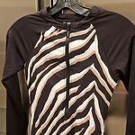 Trina Turk 💕💕 Vivant Half Zip Paddle Suit ~ Vivant Print Swim Knit XS NWT Photo 12