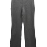 ZARA NWT Flare Fit Pants Trousers Gray Zip Pockets Work Career Size Medium Photo 0