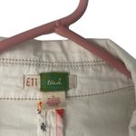 ETT TWA‎ Y2k Women's Size 6 Small White Cotton Cargo Tie Utility Jacket Top Photo 3