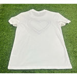 Carven Embroidered Heart White Short Sleeve T Photo 2