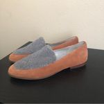 LOGO By Lori Goldstein Lori Goldstein Greer Leather Suede Faux Gray Shearling Flats Loathers Size 11 Photo 1