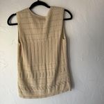 Liz Claiborne  Sweater Tank Top Vintage‎ Small Knit Linen Blend Cottage Academia Photo 6