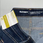 Old Navy  NWT Size 16 Dark Blue Denim Curvy Mid Rise Skinny Jeans Photo 3