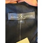 Alexia Admor Dress Women Medium Black Brown Leopard Print Jeweled Cocktail NWT Photo 9