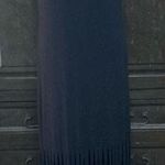 Target sleeveless Fringed Rayon /Spandex Black dress - Size Medium Photo 0