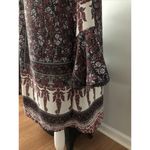 Taylor & Sage Floral Long Bell Sleeve Blouse Tunic Size Medium Pullover Photo 4