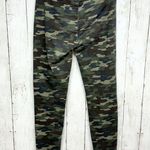 Free People Jeans Women Size 25 Low Rise Skinny Camo Cotton Ankle Button Army Photo 2
