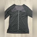 Nike  Women's Black Long Sleeve Tee with Gray Accents Photo 5