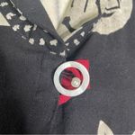 HAND‎ CRAFTED Art To Wear Lagenlook Asian Cotton Kimono Jacket Topper L Black Size L Photo 2