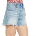 Madewell Relaxed Destroyed Raw Hem Denim Button Fly High Rise Shorts Size 30 NWT Photo 2