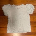 Jane and Delancey cute blue puffy sleeve top Photo 0