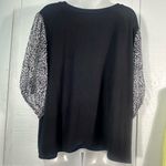 Premise  Black Elbow Sleeve Top Size 3XL EUC Photo 4