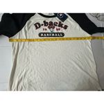 Majestic NEW MLB Womens Arizona Diamond Backs 3/4 sleeve Baseball T-shirt Size L Photo 4