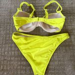 Shade & Shore Lime green bathing suit Photo 2
