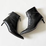 Alexander Wang  Eri Studded Leather Ankle Boots In Black Photo 2