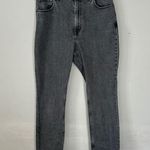 Abercrombie & Fitch Abercrombie Slim Straight Jeans Ultra High Rise 29 8 Black Grey Stretch Photo 0