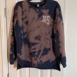 NFL New England Patriots Custom One Of A Kind Reverse Dyed Sweatshirt SZ L Photo 1