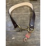 Michael Kors BROWN GENUINE LEATHER BELT Toggle HORSE BIT DESIGN Size L-XL Photo 1