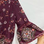 Knox Rose  medium shirt floral top blouse Photo 3