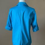 Bob Mackie  | Teal Beaded Blazer Jacket Sz S Photo 3