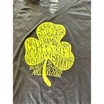 The North Face  2016 Boston Marathon V Neck Women’s Gray Running T Shirt L Photo 1