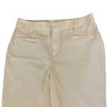 Maeve Anthropologie  Chino Pants Straight Leg White Cream Womens Size 8 Photo 2