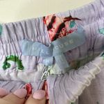 Hill House NEW Home The Skylar Pant Linen Purple Sea Creatures Wide Leg Medium Photo 4