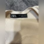 ZARA NWOT  Cream  bodysuit Photo 2