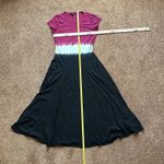 Ralph Lauren Maxi T Shirt Dress Womens Lg Pullover Tie Dye Beachy Preppy Hippie Photo 4