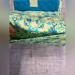 Great Condition LEMON HILL QUILTED WALLET VELCRO CLOSURE AND Zip POCKET in Back Blue Photo 2