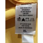 NWT Everleigh Yellow Collared Sleeveless Blouse Pocket Detail Women’s Size XL Photo 4