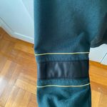 Vintage Havana Green & Black Quarter Zip w/ Faux Leather Applique Photo 2