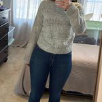 PINK - Victoria's Secret Pink Gray Sweater V In Back  Photo 0
