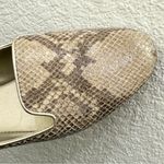Coach Carrie Beige Tan Snakeskin Leather Flat Loafers Women’s Size 8B Photo 9