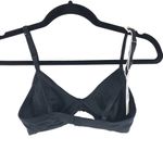 Everlane  Womens The Cotton Bralette Black S Photo 3