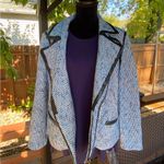 Tweed blazer VERY DRESSY 💙🤍🖤 Blue Size 16W Photo 3