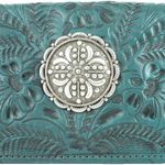 Lariats & Lace Leather Tri-Fold Wallet Photo 0