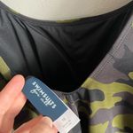 Swimsuits For All Camo One Piece Swimsuit Size 16 Scoop Neck High Cut Green Photo 8