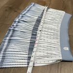 K-Swiss High Rise Pleated Pocket Tennis Skirt Skort Blue White Size Medium Photo 9