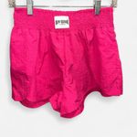 SheIn Hot Pink Smocked Elastic Waist Athletic Shorts - Size M Photo 0