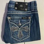 Miss Me Dark Blue Bermuda Jean Shorts size 26 Photo 11