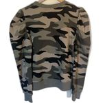 Cynthia Rowley Camo Sweatshirt Green Black Size Small Photo 3