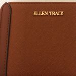 Ellen Tracy  nwt Brown cognac Wallet 5 x 4 Photo 1