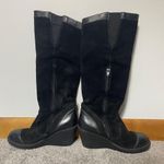 Puma Rare Vintage Wedge Knee High Riding Boots Women’s Size 7 EU 37 Photo 3